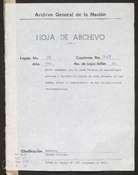 Cumplimiento de testamento