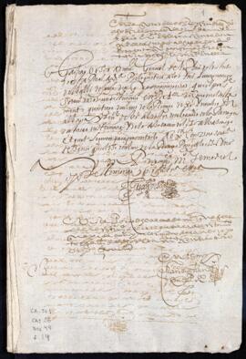 Entrega de testimonio