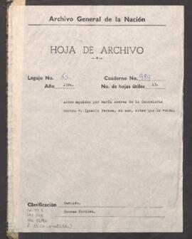 Realización de venta