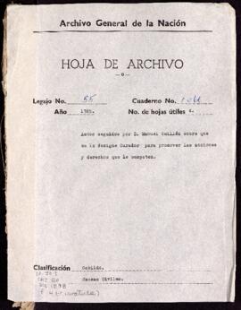 Nombramiento de cargo