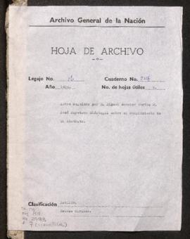 Cumplimiento de escritura