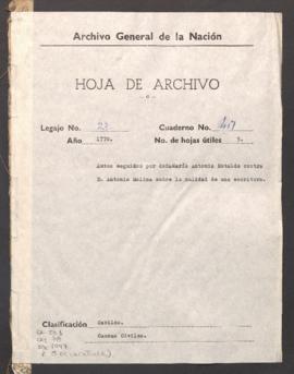 Nulidad de escritura