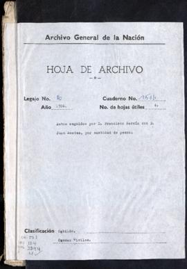 Cantidad de pesos