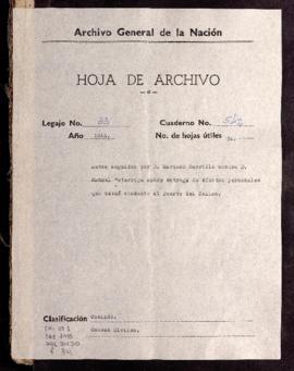 Entrega de bienes