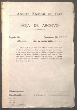 Distribución de aguas