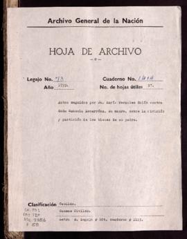 Cumplimiento de testamento