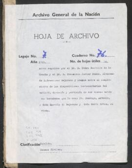 Cumplimiento de testamento