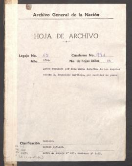 Cantidad de pesos