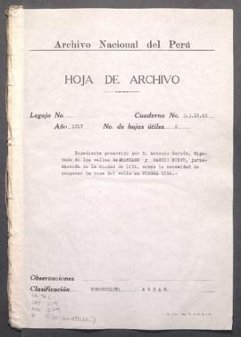 Mantenimiento y obras de canalización