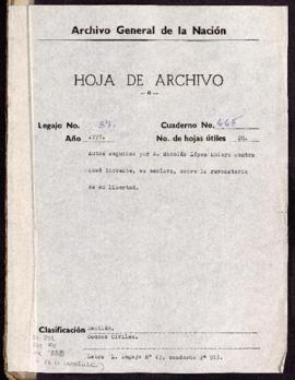 Reconocimiento de libertad