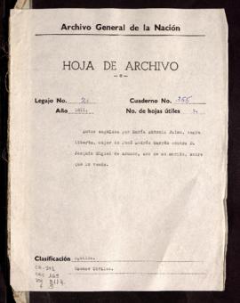 Otorgamiento de libertad