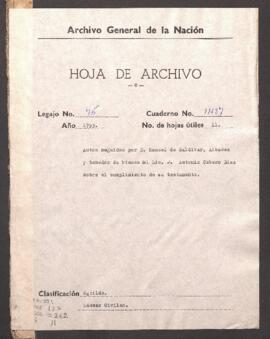 Cumplimiento de testamento