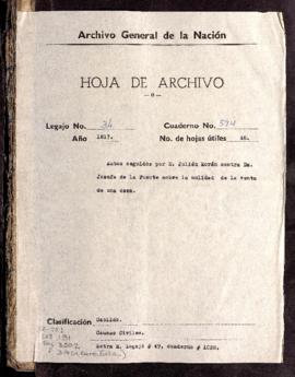Nulidad de escritura