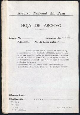 Distribución de aguas