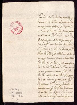 Correspondencia al Juzgado de Aguas de Lima