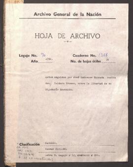 Reconocimiento de libertad