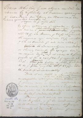 Razón de derechos cobrados por los españoles