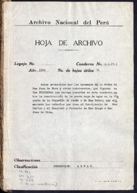 Mantenimiento y obras de canalización