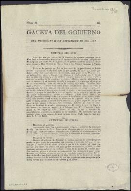 Gaceta del Gobierno