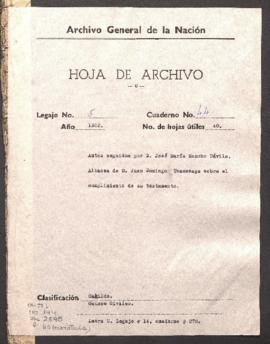 Cumplimiento de testamento