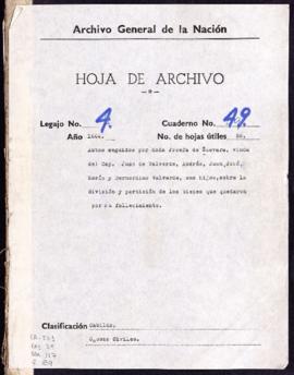 División y partición de bienes