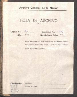 Nulidad de escritura