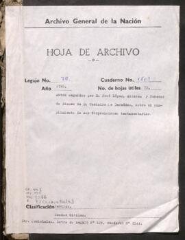 Cumplimiento de testamento