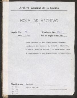 Cumplimiento de testamento