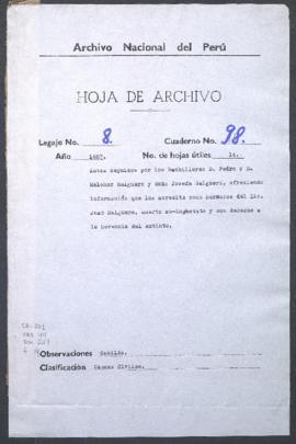 Declaración de filiación