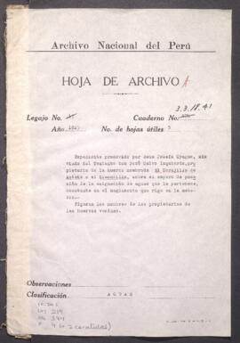 Distribución de aguas