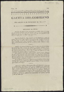 Gaceta del Gobierno