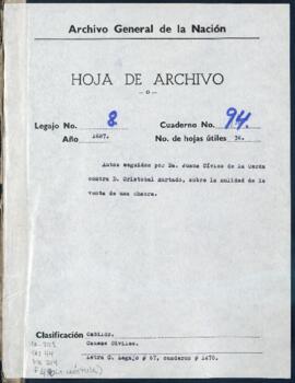 Nulidad de escritura