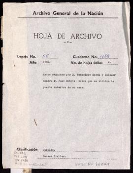 Nulidad de escritura
