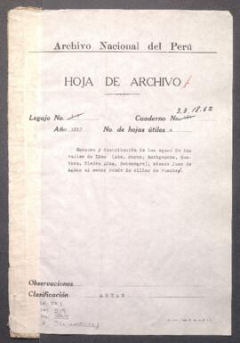 Distribución de aguas