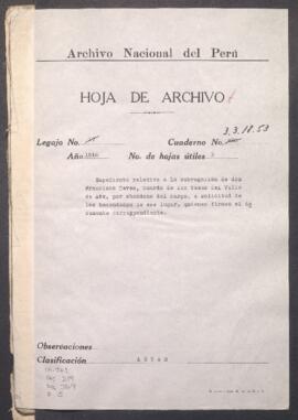 Cargos de la Diputación de Aguas