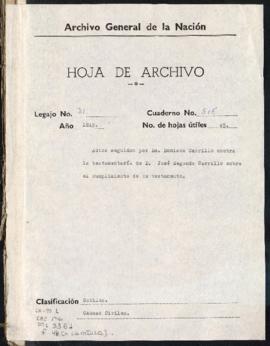 Cumplimiento de testamento