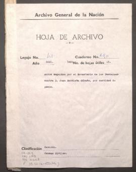 Cantidad de pesos