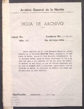 Distribución de aguas