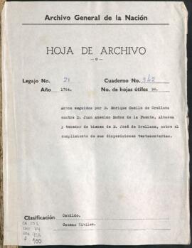 Cumplimiento de testamento