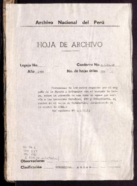 Testimonio de autos