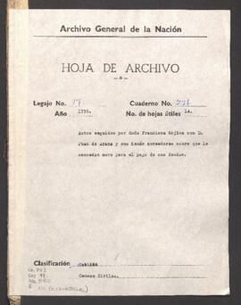 Otorgamiento de espera