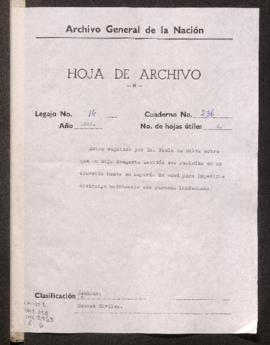 Oposición a matrimonio