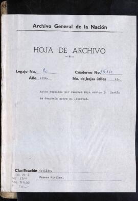 Reconocimiento de libertad