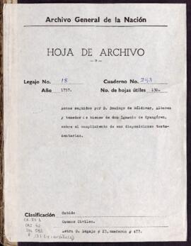 Cumplimiento de testamento