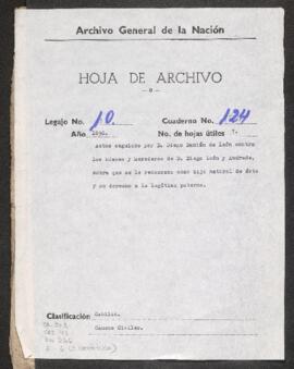 Declaración de filiación