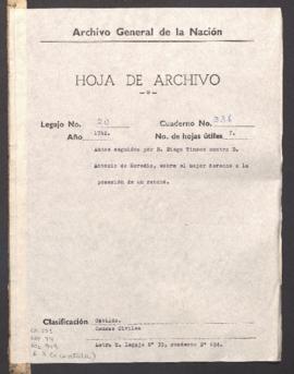 Posesión de rancho