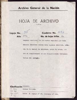 Cumplimiento de testamento