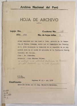 Tasación de una finca