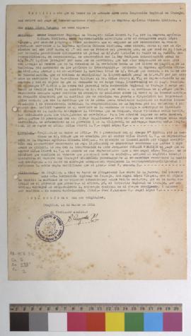 Certificado de indemnización