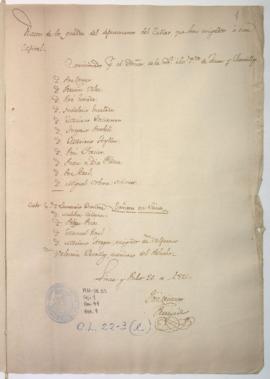 Relación de guardias
